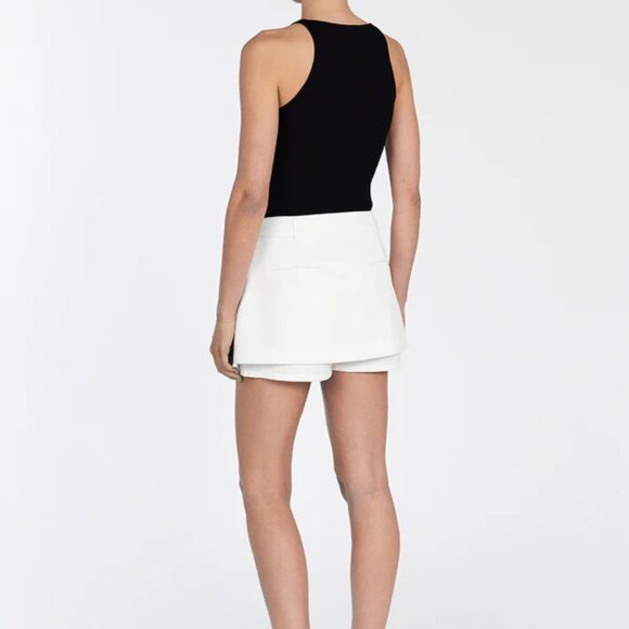 DISSH Sullivan White Mini Skort - SOLD OUT!! - Picture 4 of 4